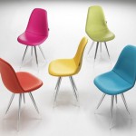 chaise de cuisine de couleur