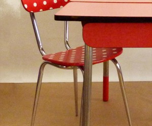 chaise de cuisine formica