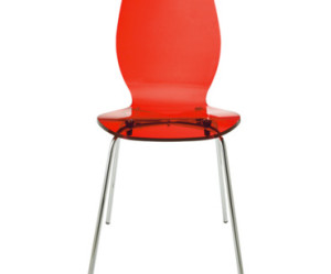 chaise de cuisine orange