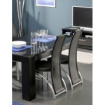 chaises de salle a manger glossy