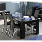 chaises de salle a manger glossy