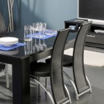 chaises de salle a manger glossy