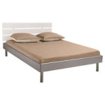 lit une personne bois