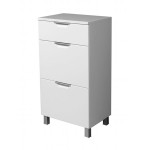 meuble bas salle de bain blanc