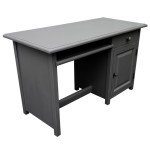 meuble de bureau gris