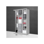 meuble de bureau gris