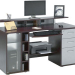 meuble de bureau gris