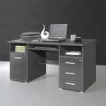 meuble de bureau gris
