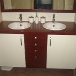 meuble haut coulissant salle de bain