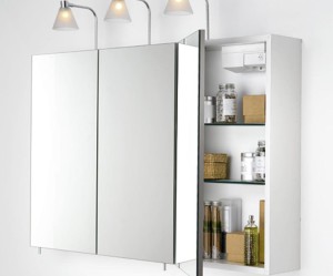 meuble haut coulissant salle de bain