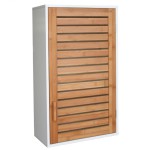 meuble haut salle de bain bambou