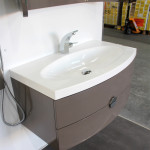 meuble haut salle de bain taupe