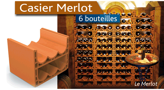 range bouteilles en terre cuite