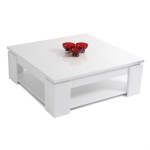 table basse blanche pas cher