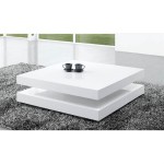 table basse blanche pas cher