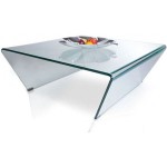 table basse verre trempe