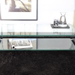 table basse verre trempe