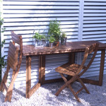 table console d'exterieur