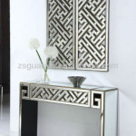 table console miroir