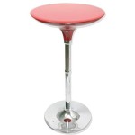 table de bar rouge