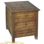 table de chevet en bois