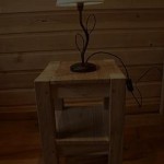 table de chevet en bois