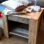 table de chevet palette