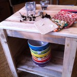 table de chevet palette