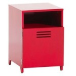 table de chevet rouge