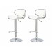 tabouret de bar marron x 2 elite