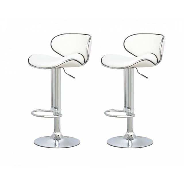 tabouret de bar marron x 2 elite