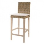 tabouret de bar rotin