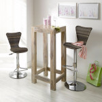 tabouret de bar rotin