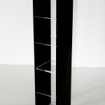 tour de rangement cd noir