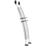 tour de rangement cd noir