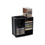 tour de rangement cd noir