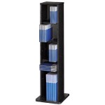 tour de rangement cd noir