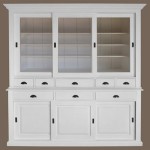 vaisselier bois blanc