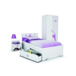 armoire chambre violette