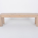 banc de lit en bois