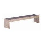 banc de lit en bois