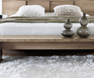 banc de lit en bois