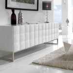 buffet bas laque blanc design