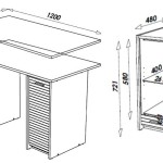 caisson de bureau aluminium