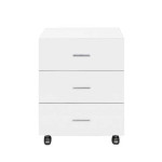 caisson de bureau blanc