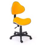 chaise de bureau jaune