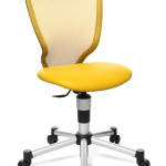 chaise de bureau jaune