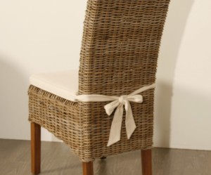 chaise de cuisine en osier