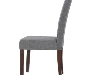 chaise de salle a manger design grise