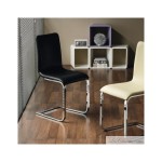 chaise salle a manger noire design